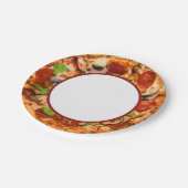 Assiettes En Carton Pizza orientée (Angle)