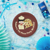 Assiettes En Carton Pizza Party customisée Bonne Plaques de papier d'a (Fête)