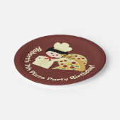 Assiettes En Carton Pizza Party customisée Bonne Plaques de papier d'a (Angle)