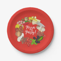 Pizza Party Topings Italien Food Pizzeria Pie