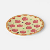 Assiettes En Carton Pizza Pizza Pizza Pizza Pizza fête d'anniversaire (Angle)