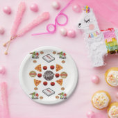 Assiettes En Carton Pizza Plaques de papier (Fête)