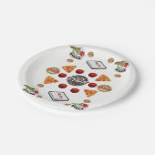 Assiettes En Carton Pizza Plaques de papier (Angle)