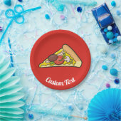 Assiettes En Carton Pizza Slice (Fête)