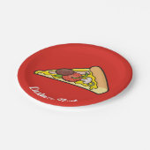 Assiettes En Carton Pizza Slice (Angle)