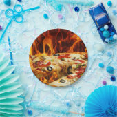 Assiettes En Carton Pizza Suprême (Fête)