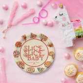 Assiettes En Carton Pizza | tranche (Fête)