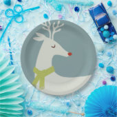 Assiettes En Carton Places de vacances modernes de Reindee (Fête)