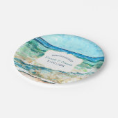 Assiettes En Carton Plage côtière Thématique Événement Papier Plate (Angle)