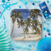 Assiettes En Carton Plage de Punta Cana | République dominicaine (Fête)