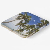 Assiettes En Carton Plage de Punta Cana | République dominicaine (Angulaire)