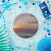 Assiettes En Carton Plage de Sunrise (Fête)