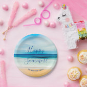 Assiettes En Carton Plage mer mer d'été (Fête)