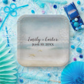 Assiettes En Carton Plage Océan mariage Avec Starfish (Fête)