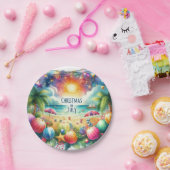 Assiettes En Carton Plage Tropicale Vibe Noël En Juillet (Fête)