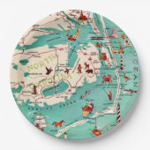 Assiettes En Carton Plages des Banques Extérieures (Devant)