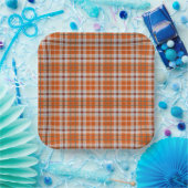 Assiettes En Carton Plaid automne (Fête)