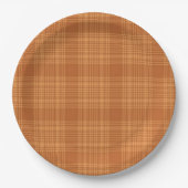 Assiettes En Carton Plaid Automne (Devant)