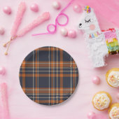 Assiettes En Carton Plaid rustique Noël/hiver (Fête)