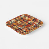 Assiettes En Carton Plaids d'automne citrouille Maple Feuille (Angulaire)