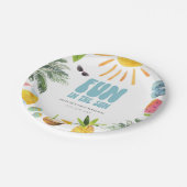 Assiettes En Carton Plaisir au soleil (Angle)