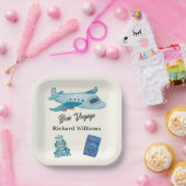 Assiettes En Carton Plan d'aventure voyage retraite (Fête)