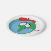 Assiettes En Carton Planète malade (Angle)