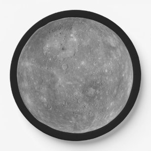 Assiettes En Carton Planète Mercure