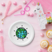 Assiettes En Carton Planète TERRE - Jour des terres - Conservation - P (Fête)