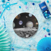 Assiettes En Carton Planètes du système solaire (Fête)