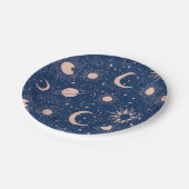 Assiettes En Carton Planètes et étoiles Motif (Angle)