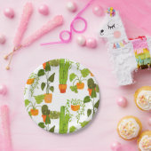 Assiettes En Carton Plante (Fête)