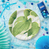 Assiettes En Carton Plante de ficus 2 (Fête)