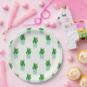 Assiettes En Carton Plante de serpent Sansevieria Pot Imprimer (Fête)