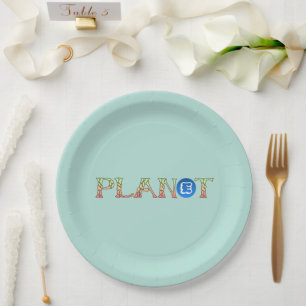 Assiettes En Carton Plante pour notre planète