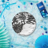 Assiettes En Carton Plantes de cactus succulents modernes (Fête)