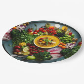 Assiettes En Carton plaque (Angle)