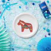 Assiettes En Carton Plaque à cheval en bois (Fête)