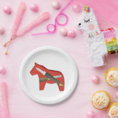 Assiettes En Carton Plaque à cheval en bois (Fête)