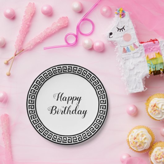 Assiettes En Carton Plaque à papier avec la conception principale (Fête)