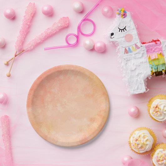 Assiettes En Carton Plaque à papier avec une conception d'aquarelle de (Fête)