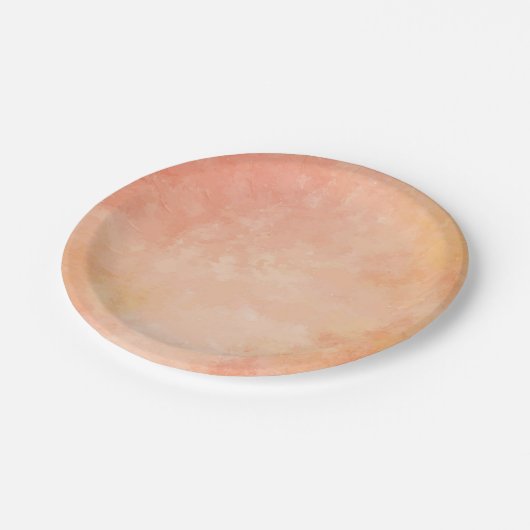 Assiettes En Carton Plaque à papier avec une conception d'aquarelle de (Angle)