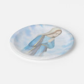 Assiettes En Carton Plaque à papier bénie de Vierge Marie (Angle)