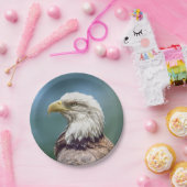 Assiettes En Carton Plaque à papier chauve d'Eagle (Fête)