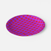 Assiettes En Carton Plaque à papier couvrante de Shuka de masai (Angle)