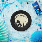 Assiettes En Carton Plaque à papier d'anniversaire d'hurlement de (Fête)