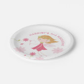 Assiettes En Carton Plaque à papier d'anniversaire féerique magique (Angle)