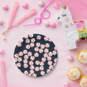 Assiettes En Carton Plaque à papier de base-ball (Fête)