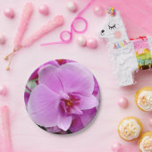 Assiettes En Carton Plaque à papier de belle orchidée (Fête)