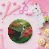 Assiettes En Carton Plaque à papier de colibri (Fête)